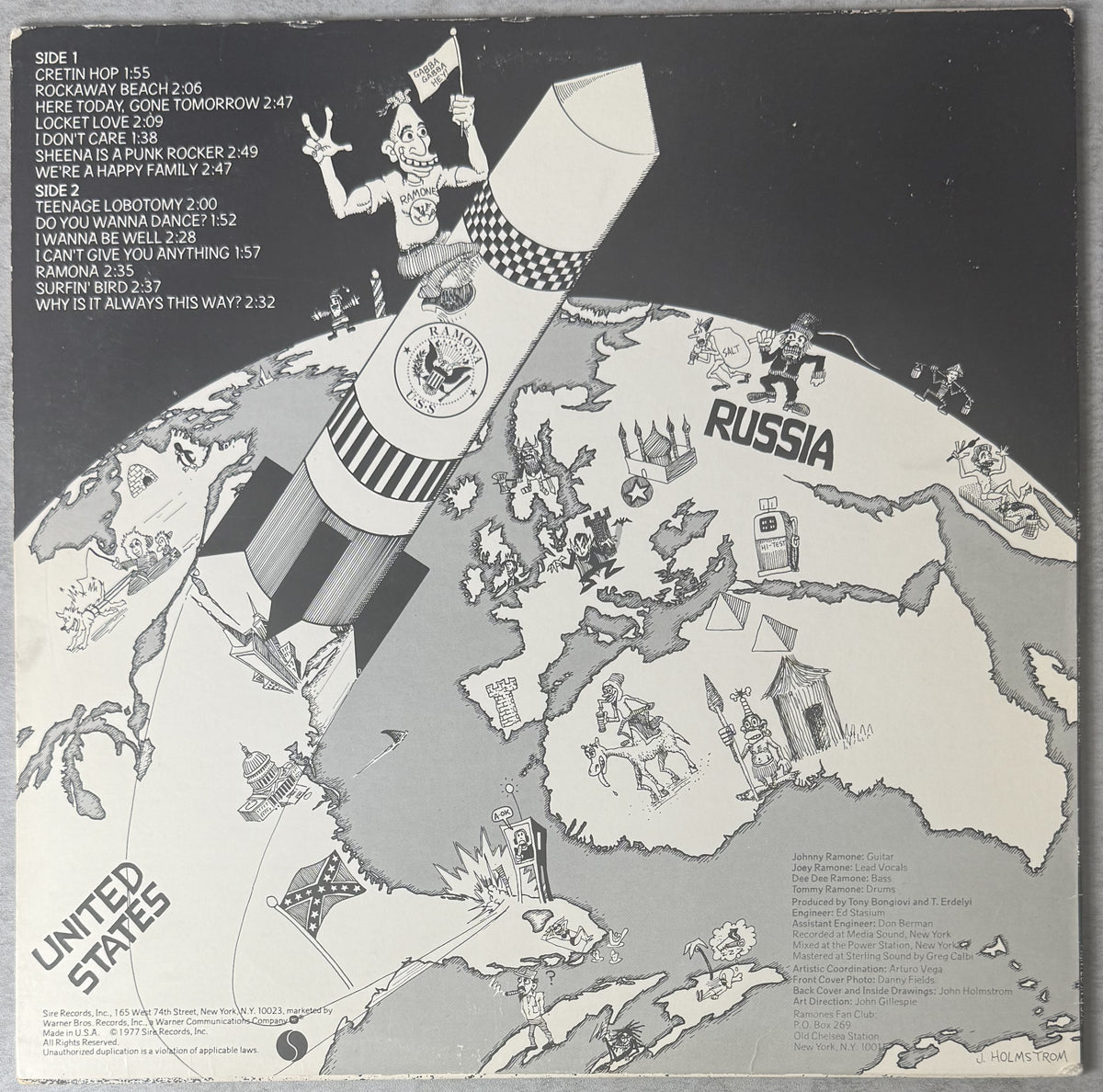 Ramones - Rocket To Russia US 2nd Press Strong VG+/VG+ c. 1979 Sire SR 6042