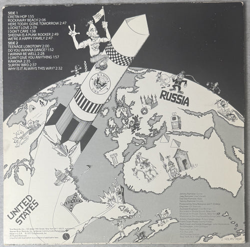 Ramones - Rocket To Russia US 2nd Press Strong VG+/VG+ c. 1979 Sire SR 6042