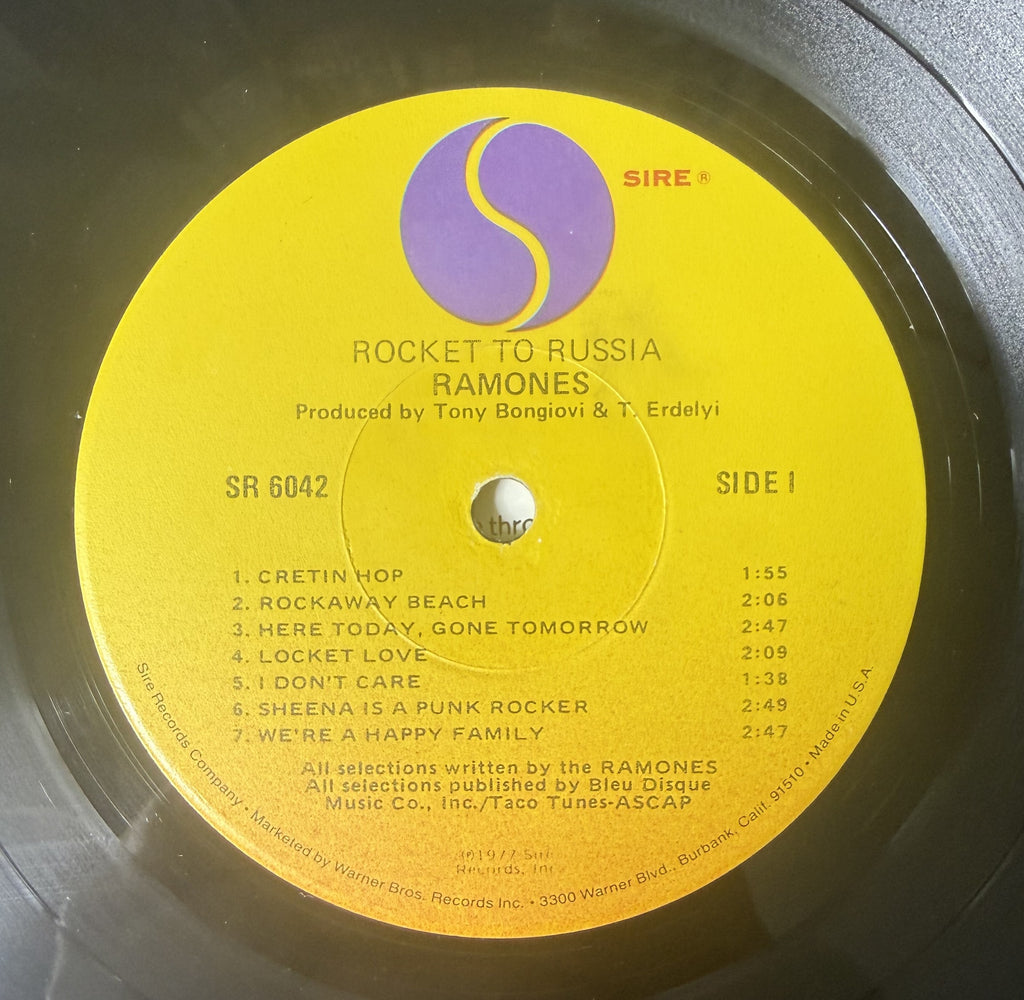 Ramones - Rocket To Russia US 2nd Press Strong VG+/VG+ c. 1979 Sire SR 6042