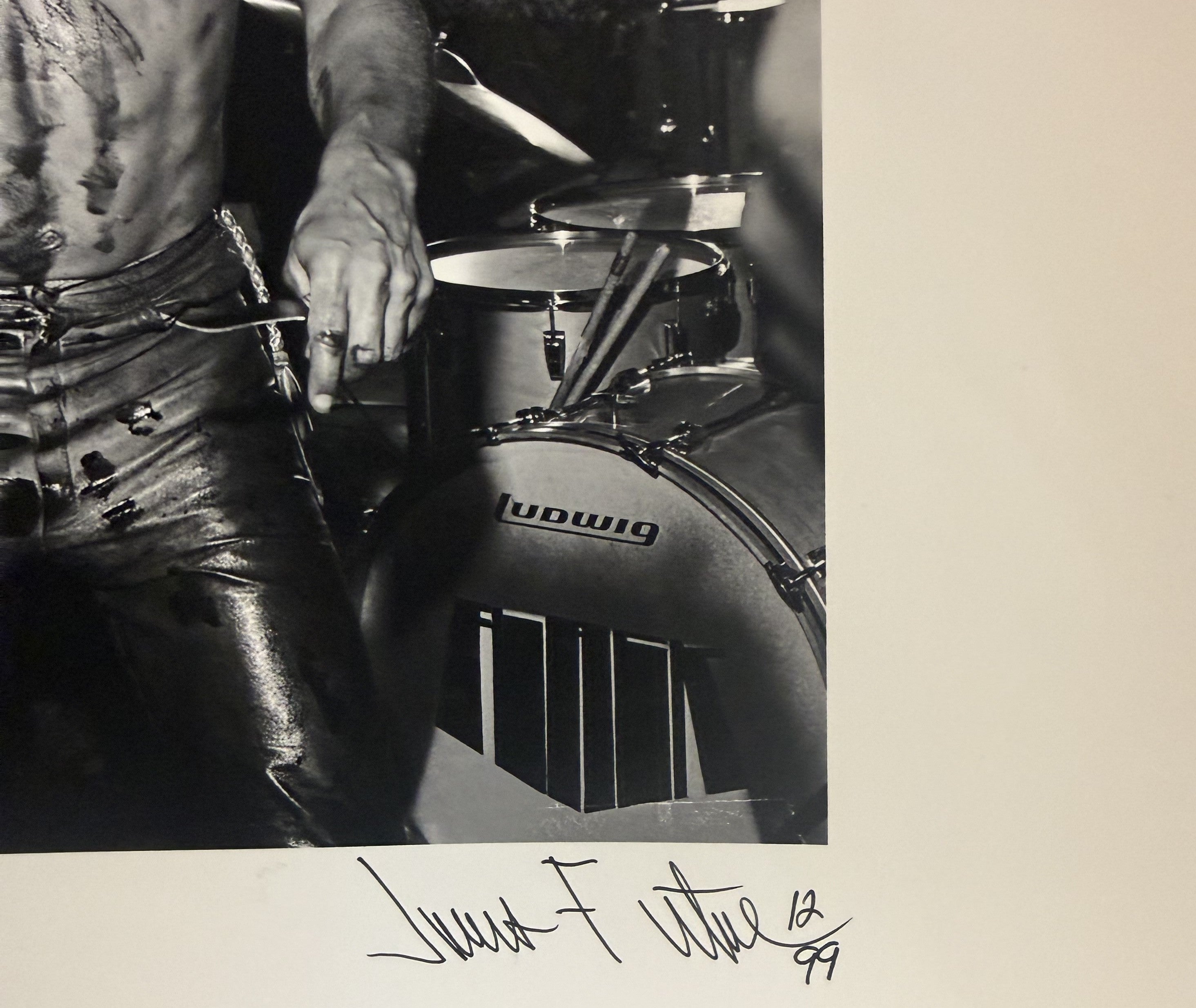 ORIGINAL SIGNED Iggy Pop at Whisky A Go Go 1974 James Fortune Signed Ltd Edtn