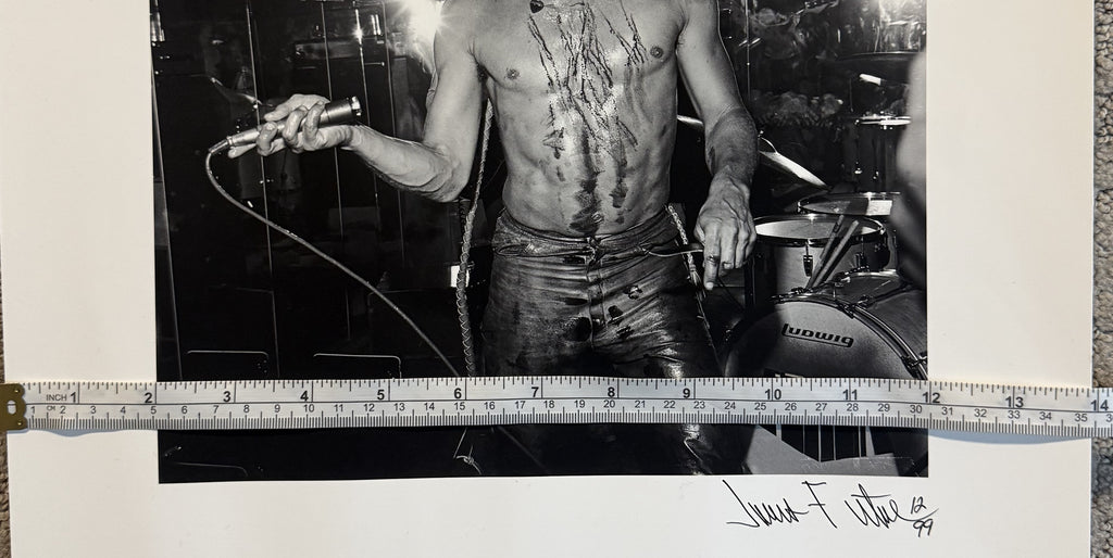 ORIGINAL SIGNED Iggy Pop 1974 James Fortune Signed Ltd Edtn Print