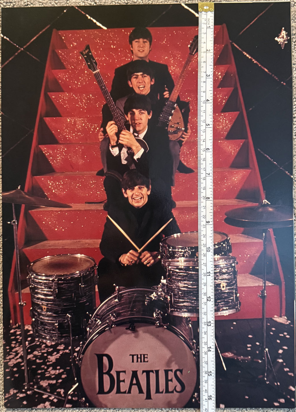 Beatles Memorabilia/collectors items: 1960s postcards, 1965 diary, poster book, reproduction postcards