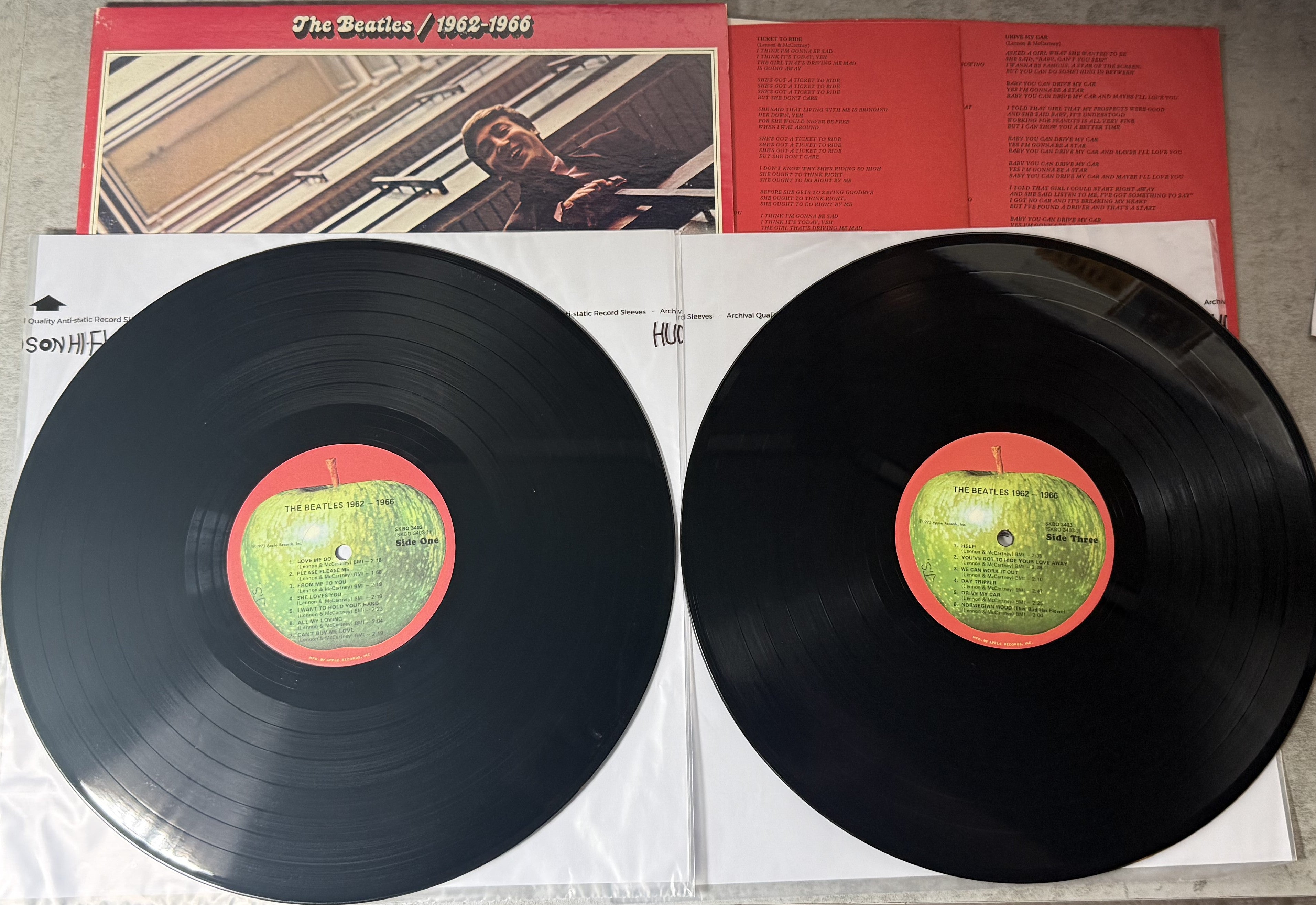 The Beatles - 1962-1966 (1973 1st Press) Red Album **Please Read Description**