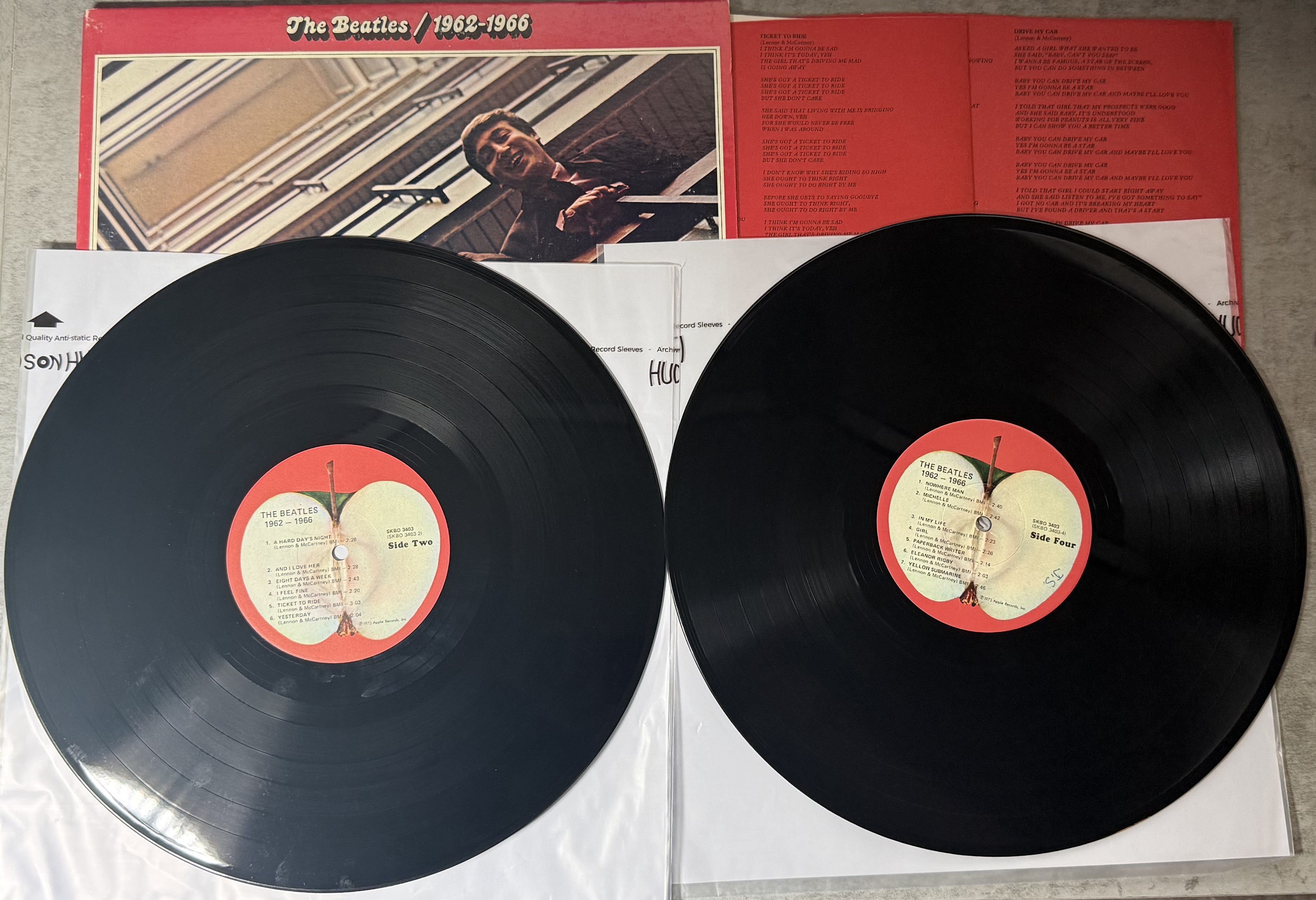 The Beatles - 1962-1966 (1973 1st Press) Red Album **Please Read Description**