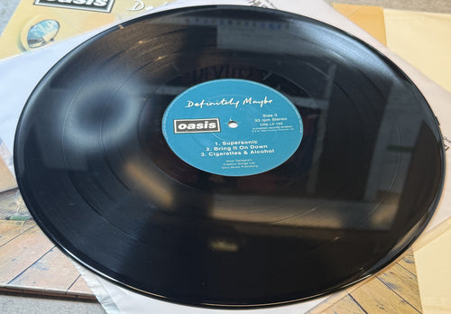GRAIL Oasis - Definitely Maybe 1994 1st UK Press "Damont" Strong VG+/VG+