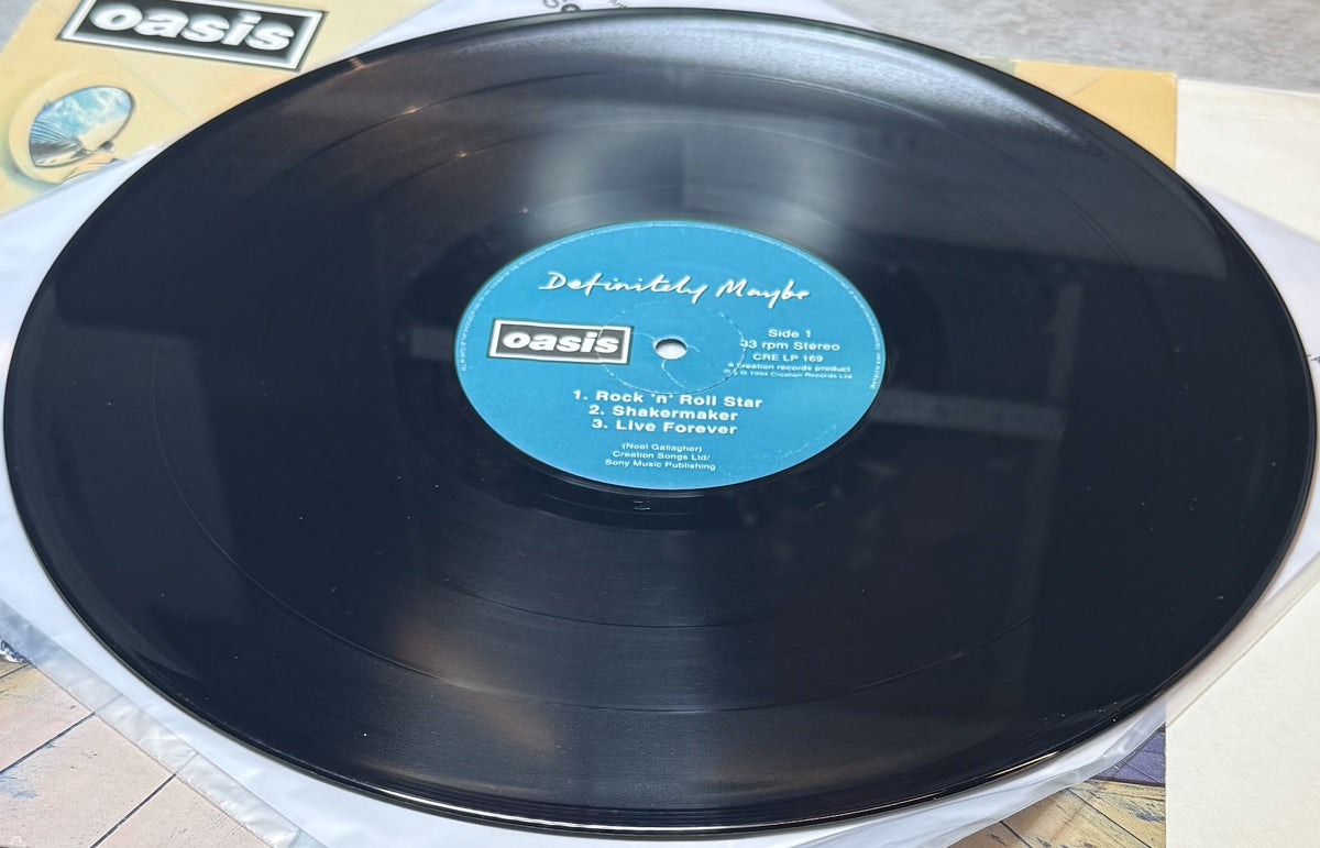 GRAIL Oasis - Definitely Maybe 1994 1st UK Press "Damont" Strong VG+/VG+