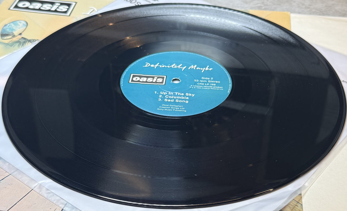 GRAIL Oasis - Definitely Maybe 1994 1st UK Press "Damont" Strong VG+/VG+