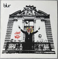 RARE Blur - Crazy Beat 2003 UK 1st Press 7" Single Red Vinyl VG+/VG+ Banksy art!