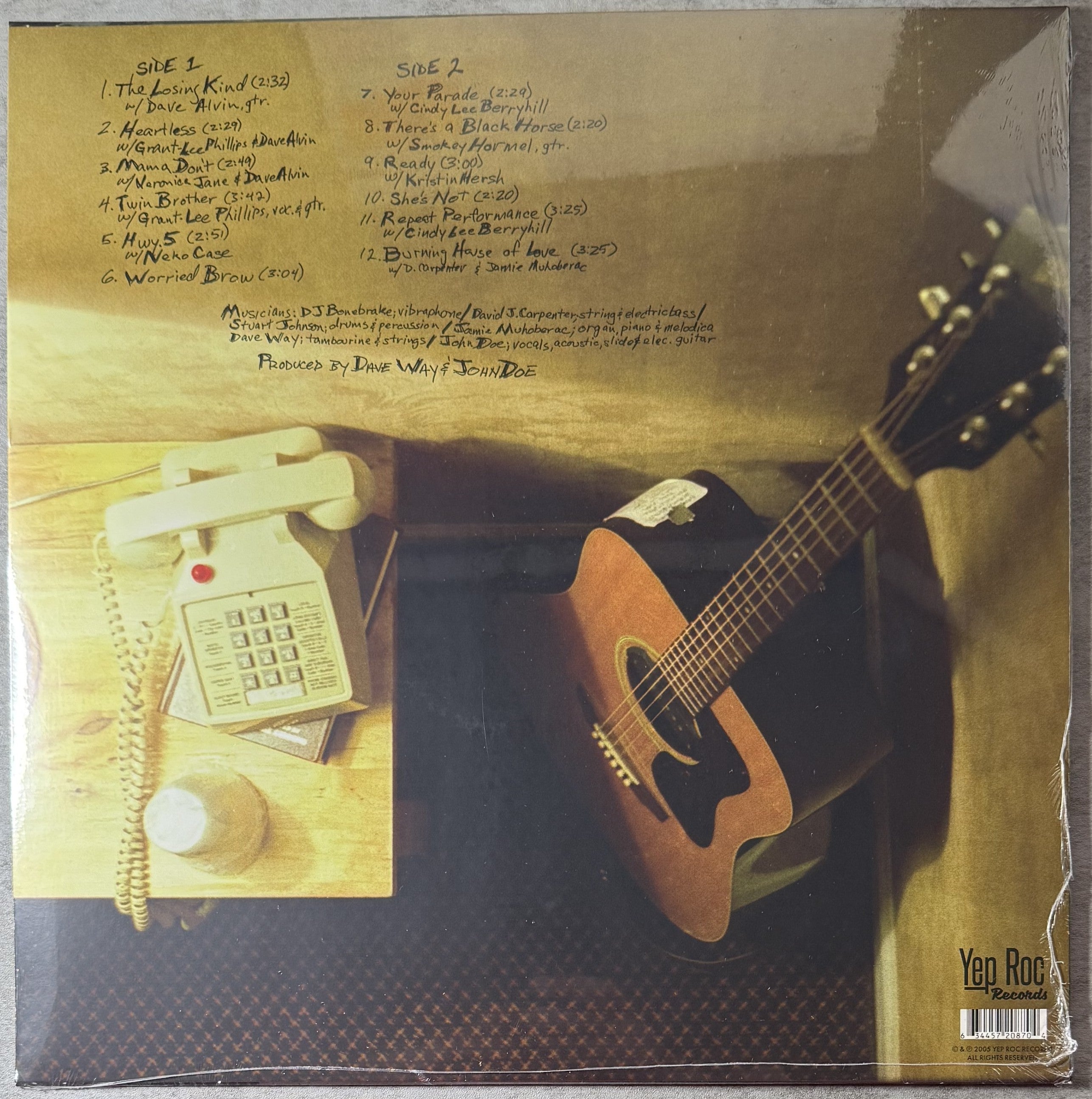 John Doe Forever Hasn't Happened Yet 20th Ann Teal Vinyl SEALED/NM Ltd Edtn 500