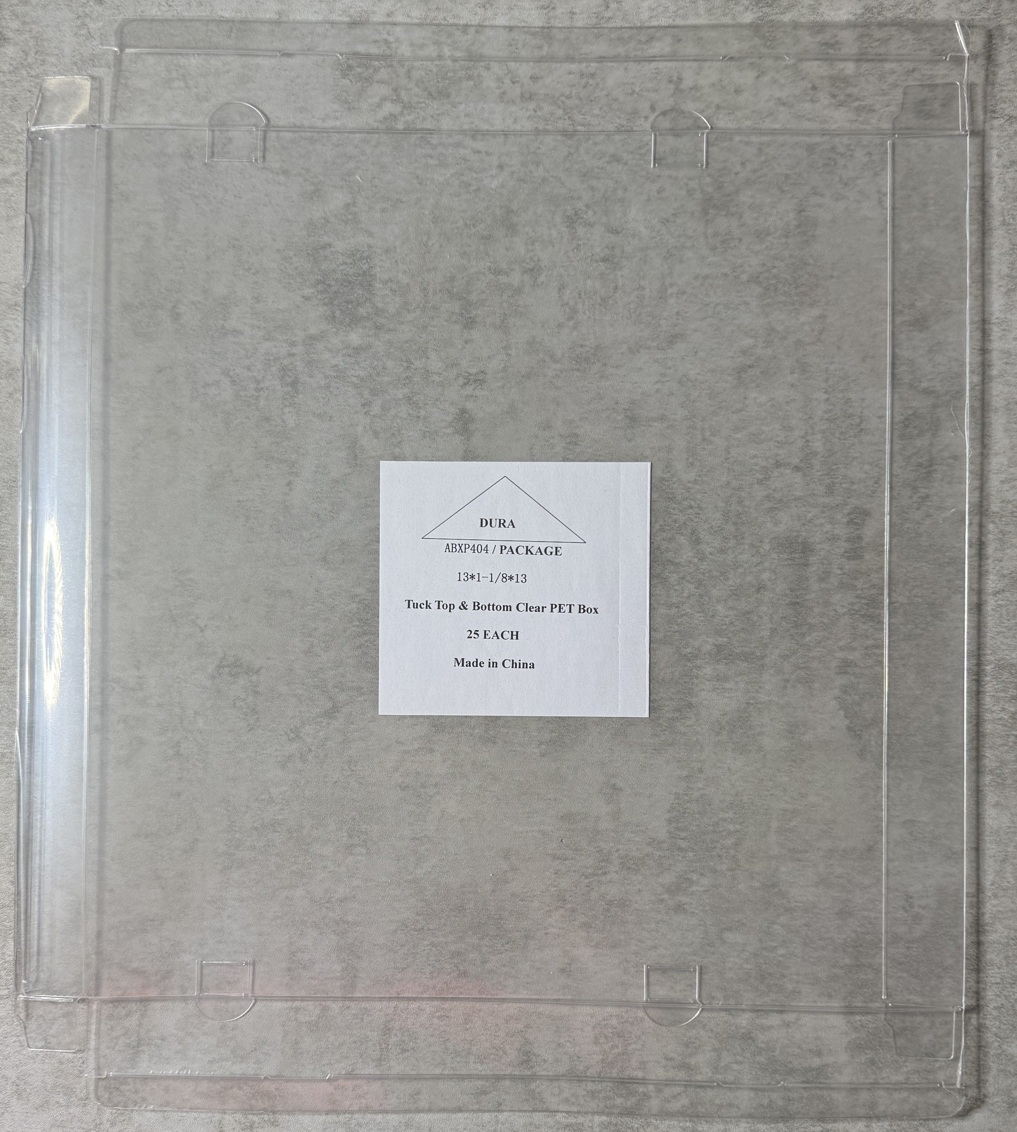 Vinyl Album BOX SET Plastic Protective Cases 13" x 13" x 1.125" (standard size)