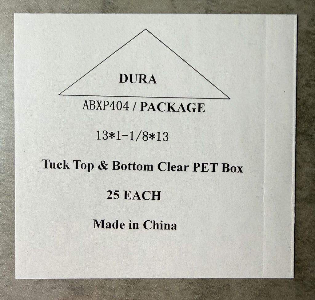 Vinyl Album BOX SET Plastic Protective Cases 13" x 13" x 1.125" (standard size)