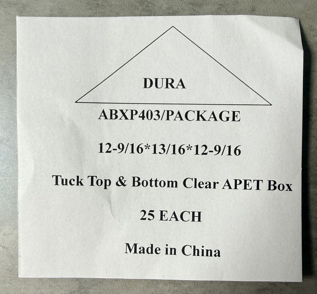 Vinyl Album BOX SET Plastic Protective Cases 12 9/16" x 12 9/16" x 13/16" 12 mil