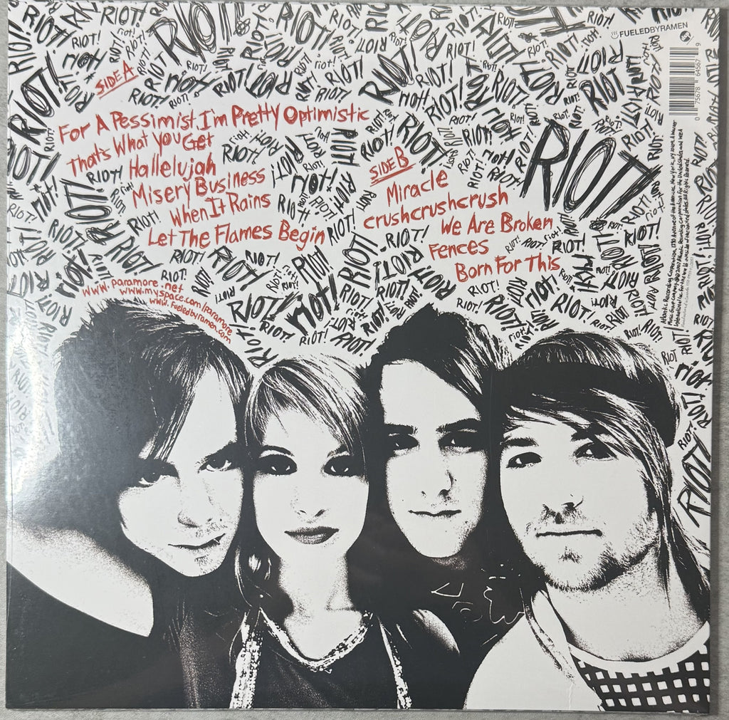 Paramore - RIOT! - SEALED/NM FBR 25th Anniversary Ltd Edtn Silver Vinyl