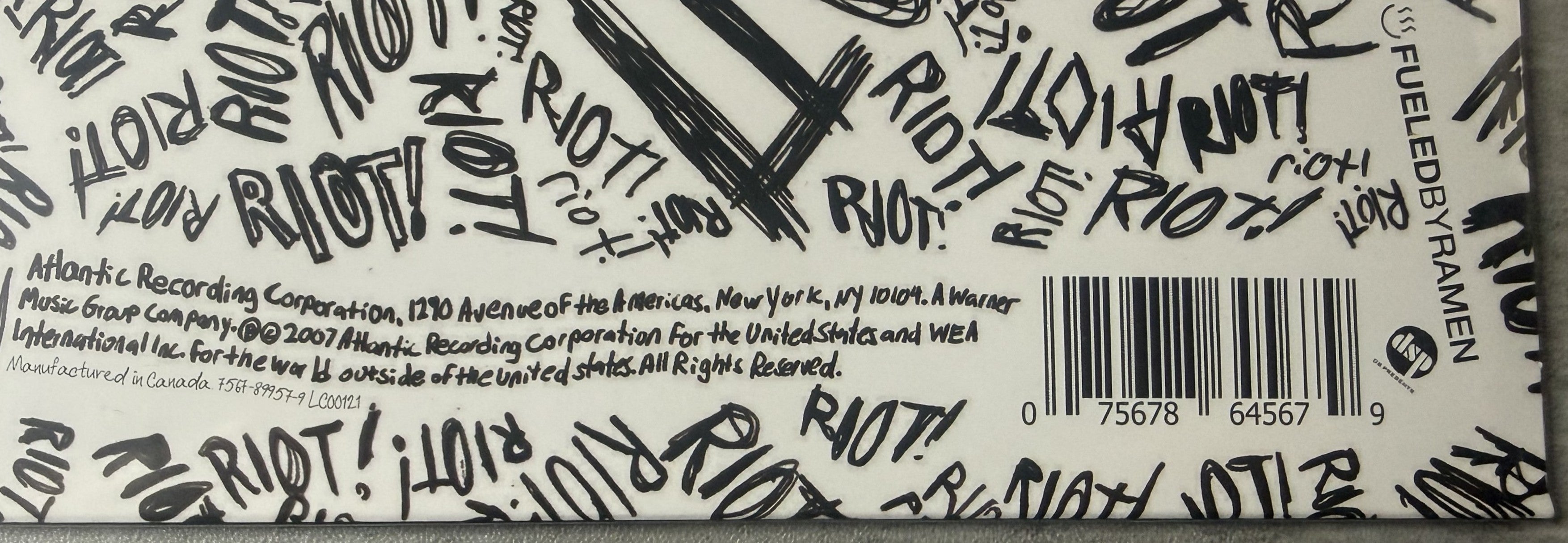 Paramore - RIOT! - SEALED/NM FBR 25th Anniversary Ltd Edtn Silver Vinyl