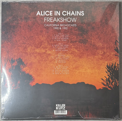 Alice in Chains - Freakshow 2022 SEALED/NM EU Import Red - Live in 1990 & 1992!