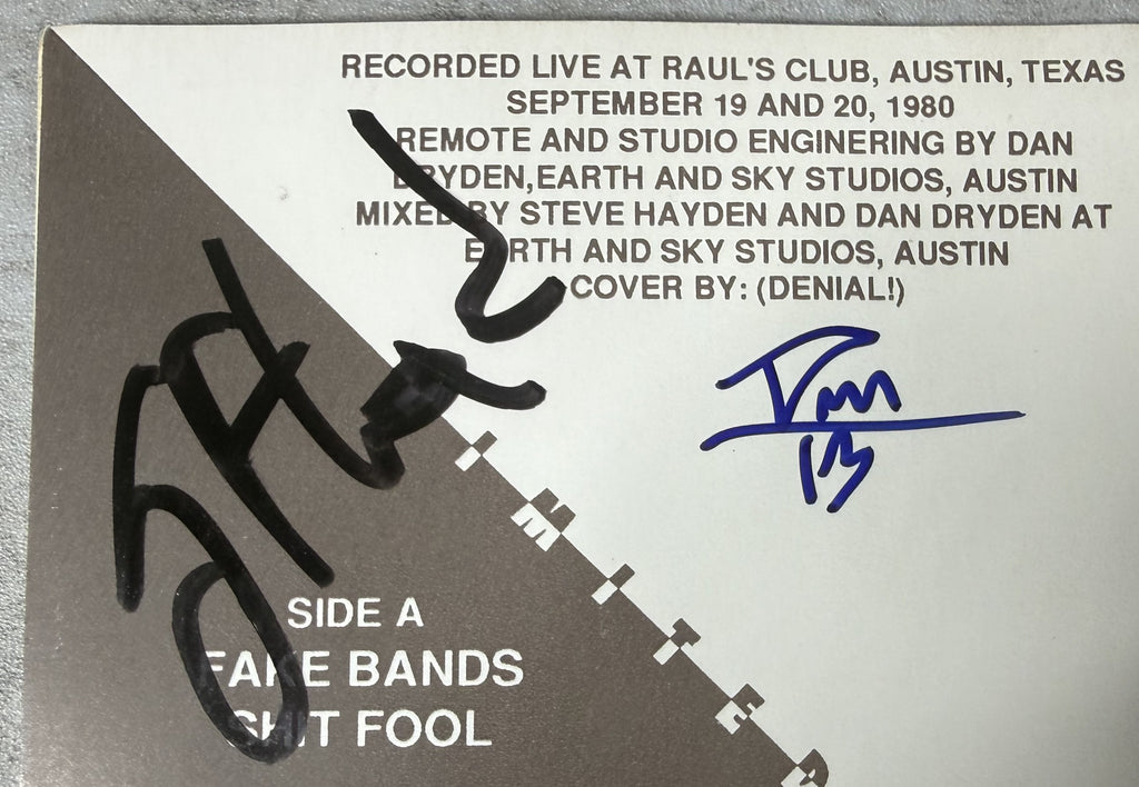 AUTOGRAPHED Big Boys And The Dicks Recorded Live At Raul's Club - 1992 NM/EX