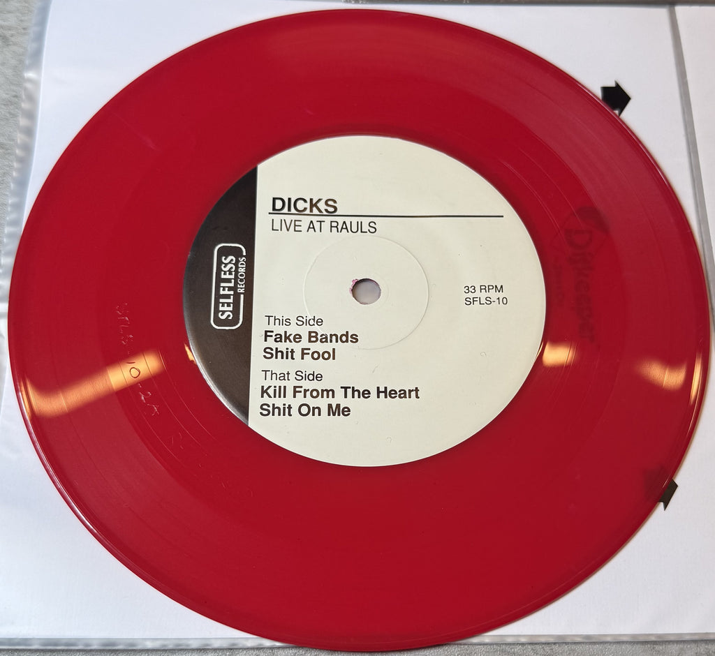 AUTOGRAPHED Big Boys And The Dicks Recorded Live At Raul's Club - 1992 NM/EX