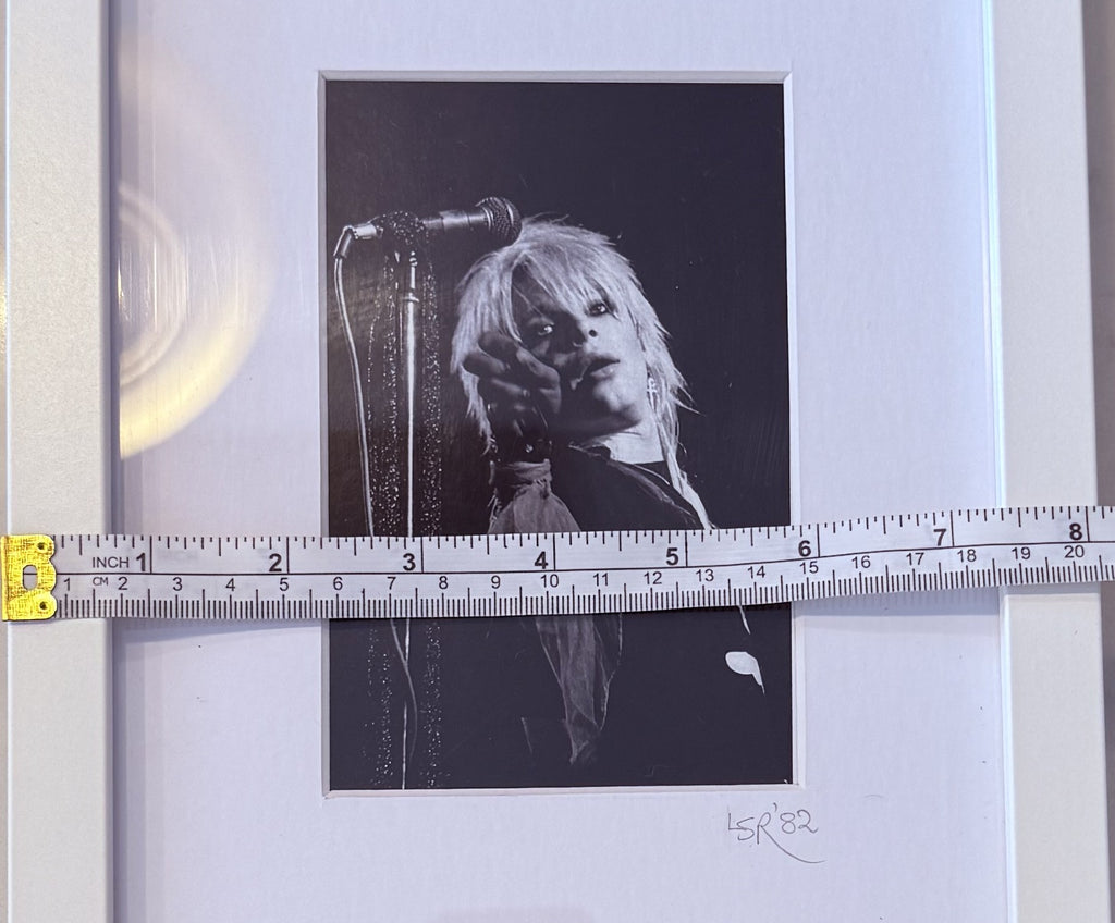 Framed Photography - Signed by Dr. Lynda S. Robertson - Punk/Post-Punk 1980s