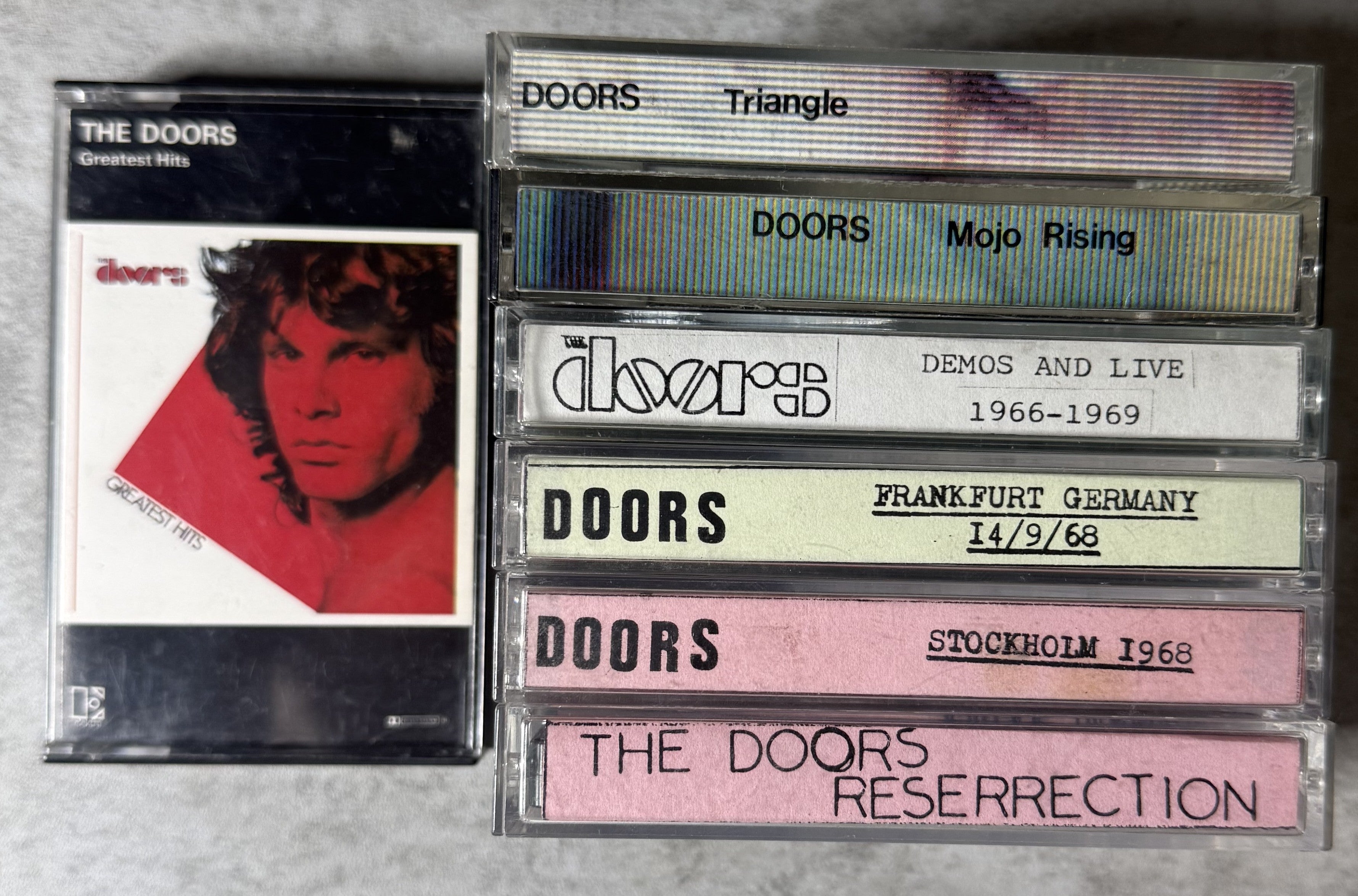 Doors - Greatest Hits + 6 More Cassettes Imports 1960s Psychedelic Jim Morrison
