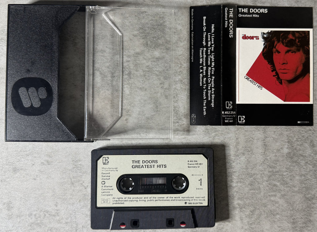 Doors - Greatest Hits + 6 More Cassettes Imports 1960s Psychedelic Jim Morrison