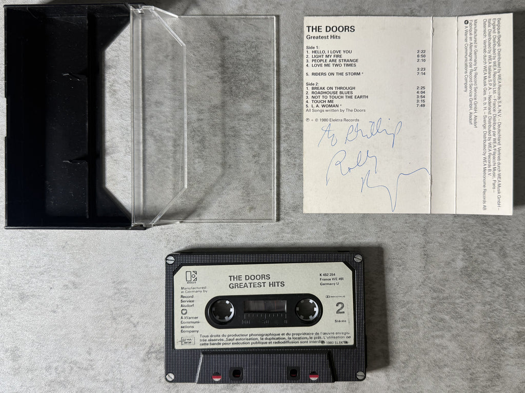Doors - Greatest Hits + 6 More Cassettes Imports 1960s Psychedelic Jim Morrison