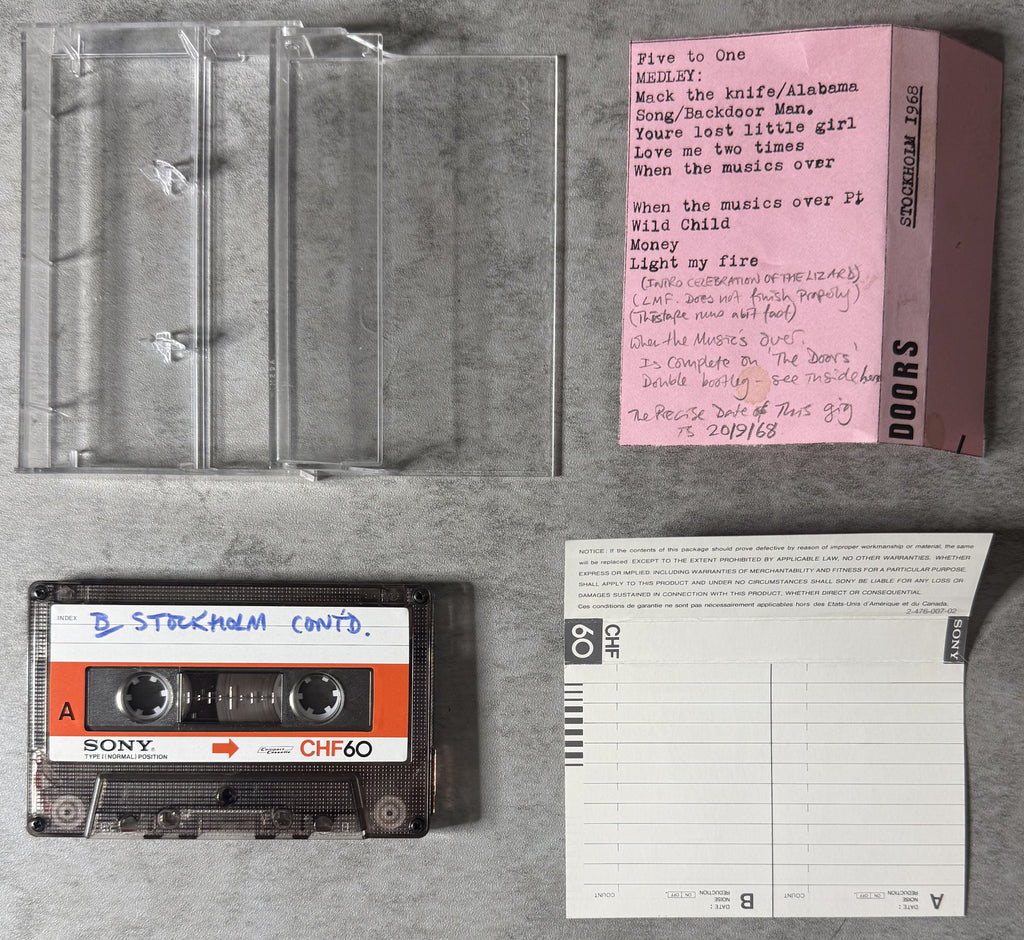 Doors - Greatest Hits + 6 More Cassettes Imports 1960s Psychedelic Jim Morrison