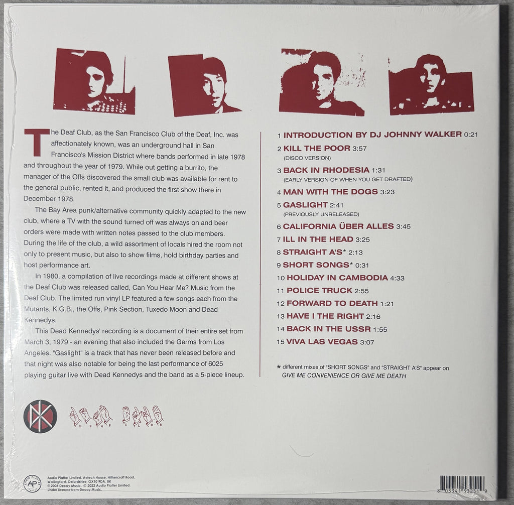 SEALED/NM Punk LPs - UK Subs Dead Kennedys Iggy The Clash Vice Squad & others