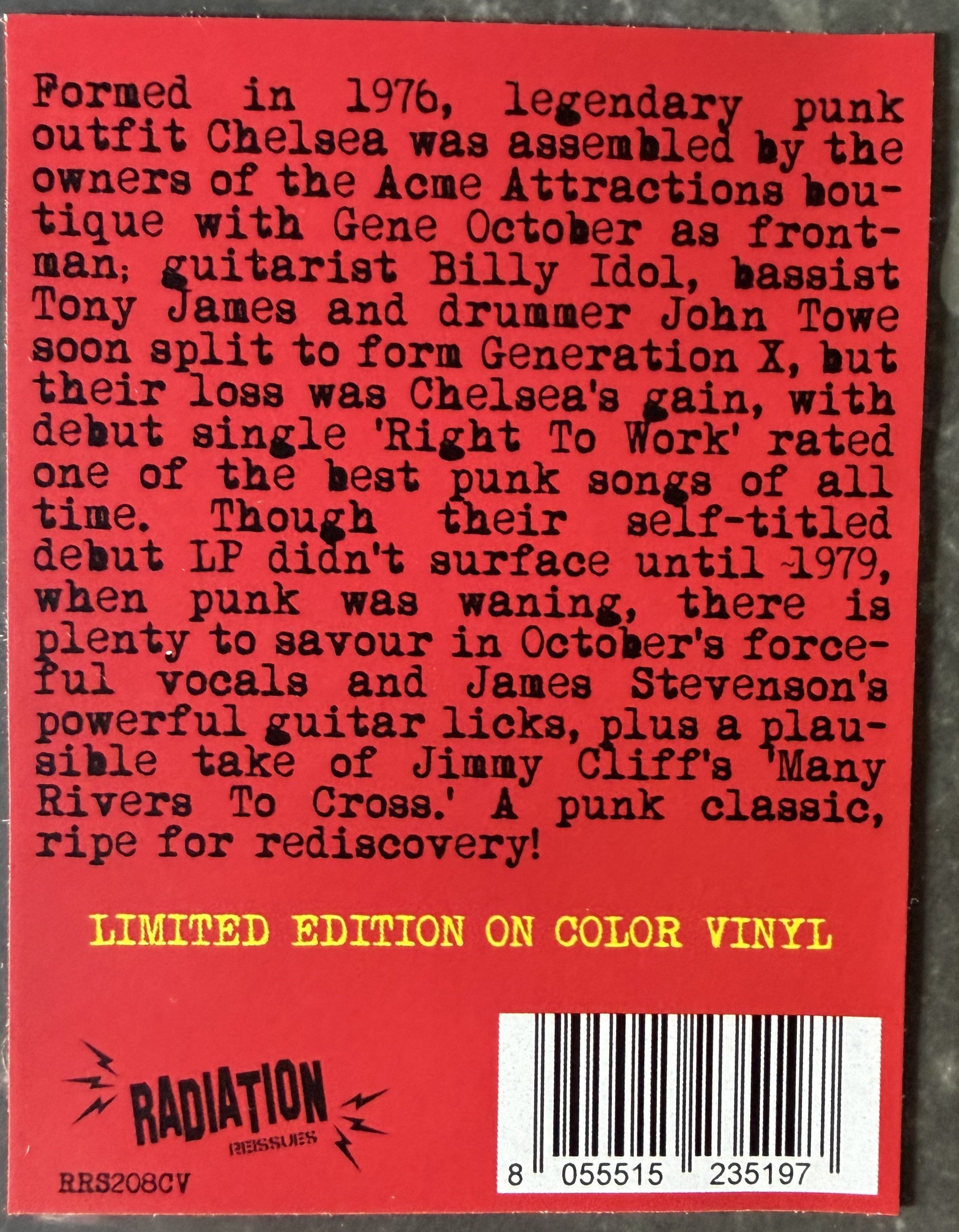 SEALED/NM Punk LPs - UK Subs Dead Kennedys Iggy The Clash Vice Squad & others