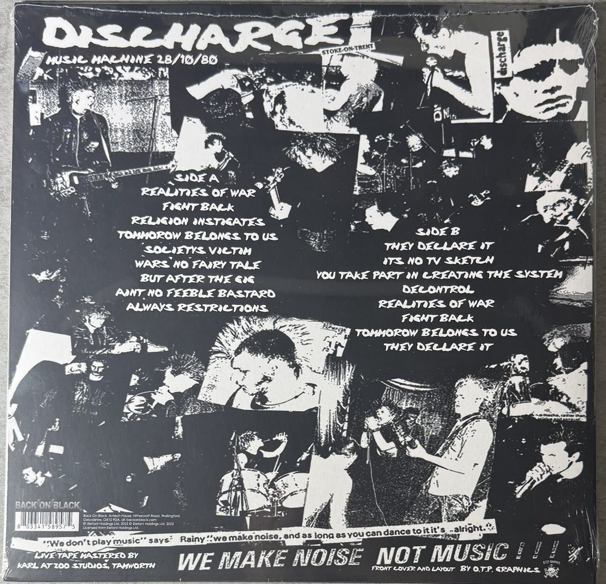 Sealed New Punk LPs - UK Subs Dead Kennedys Iggy The Clash Vice Squad & others