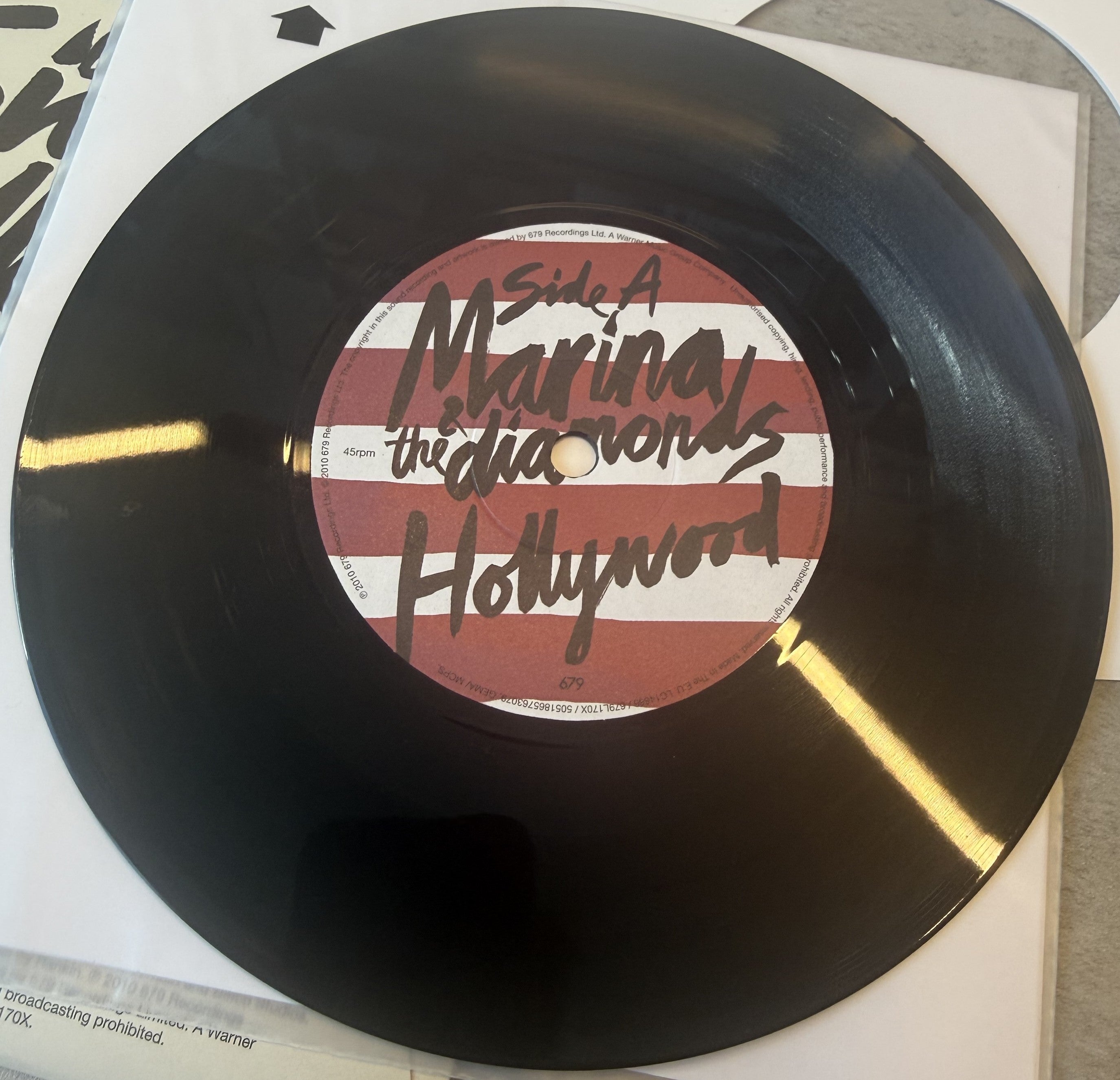 AUTOGRAPHED Marina & The Diamonds - Hollywood - NM/NM UK Import Ltd Edtn (300)