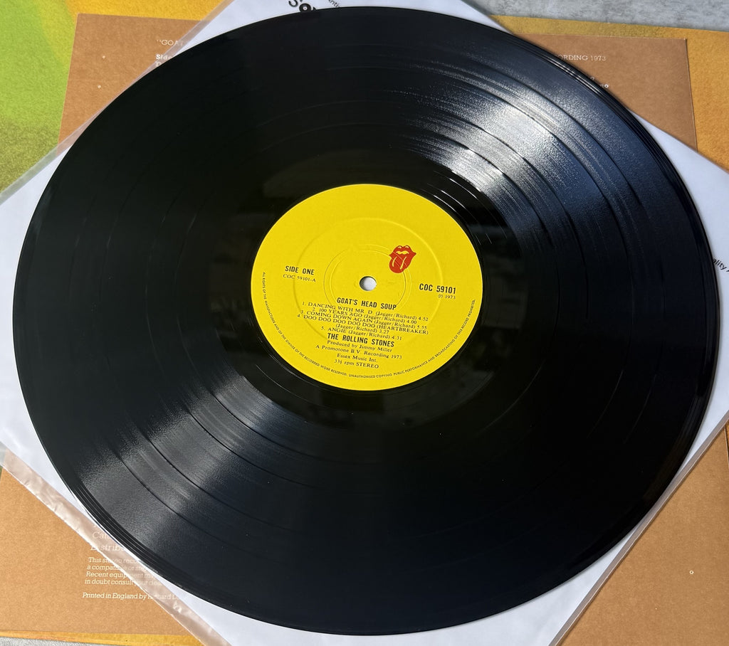 The Rolling Stones - Goat's Head Soup - 1973 UK 1st Press A2/B1 VG+/VG+ vinyl