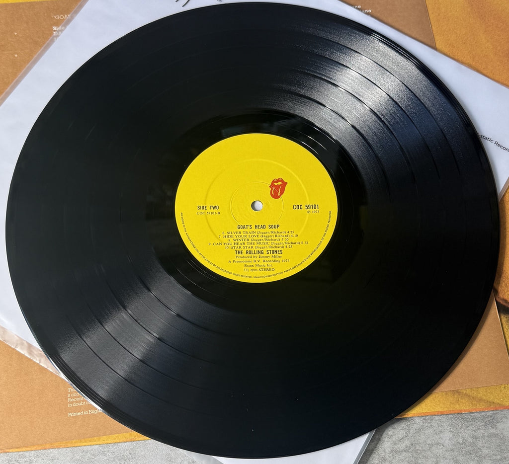 The Rolling Stones - Goat's Head Soup - 1973 UK 1st Press A2/B1 VG+/VG+ vinyl
