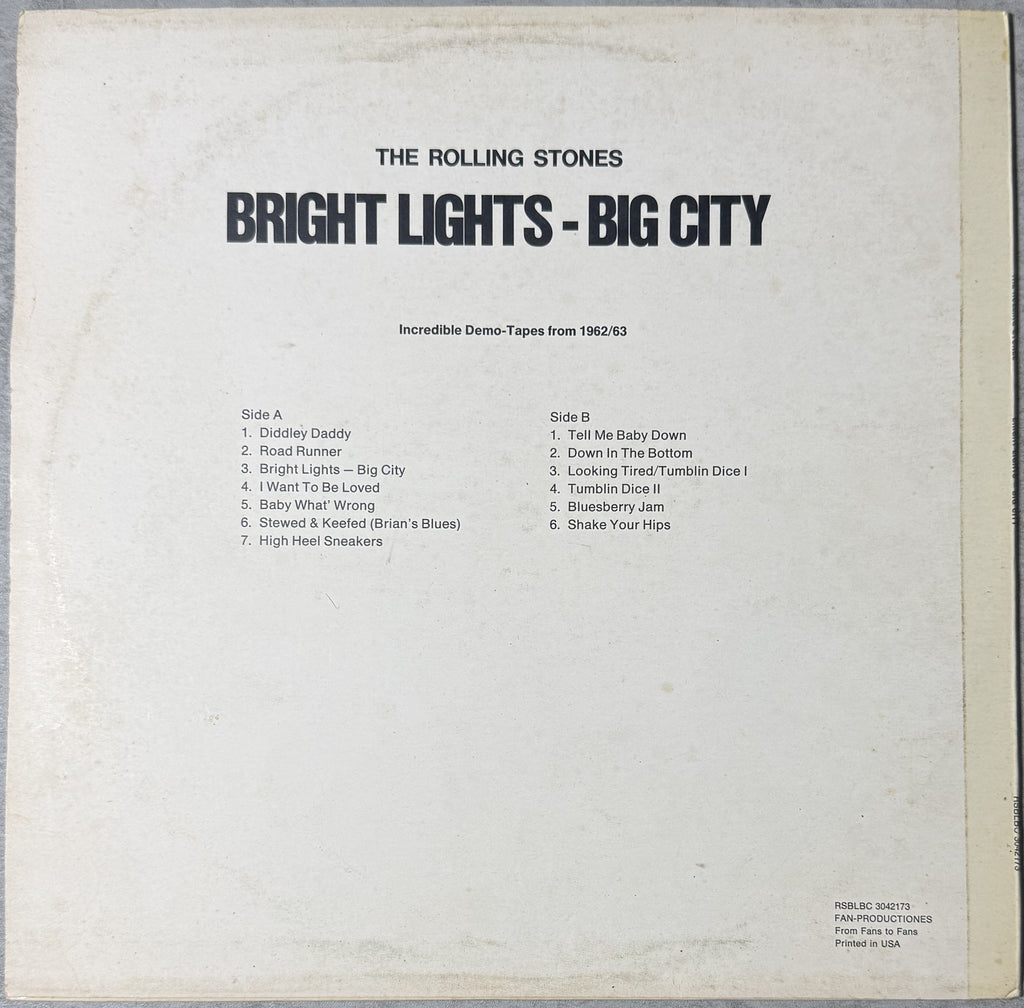 Bright Lights - Big City by The Rolling Stones VG+/VG+
