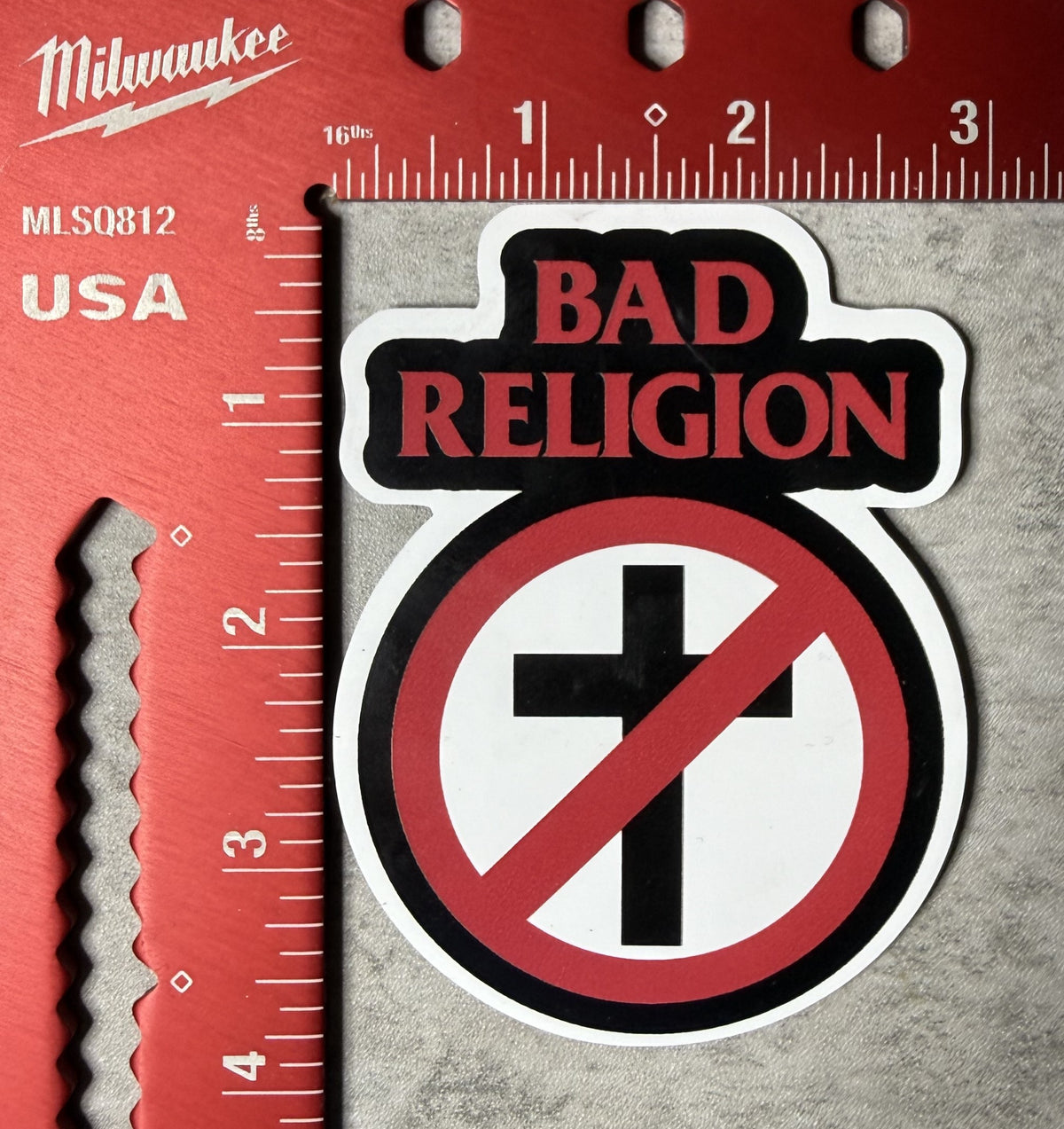 Bad Religion "Crossbuster" Magnet - 4" x 3"