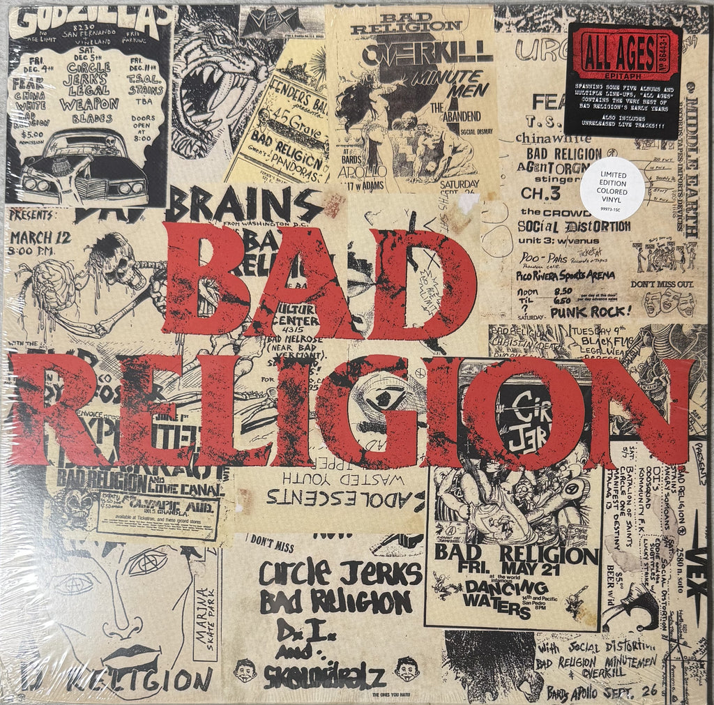 Bad Religion - All Ages - SEALED/NM Ltd Edtn 1,000 Pressed on Buttercream Vinyl
