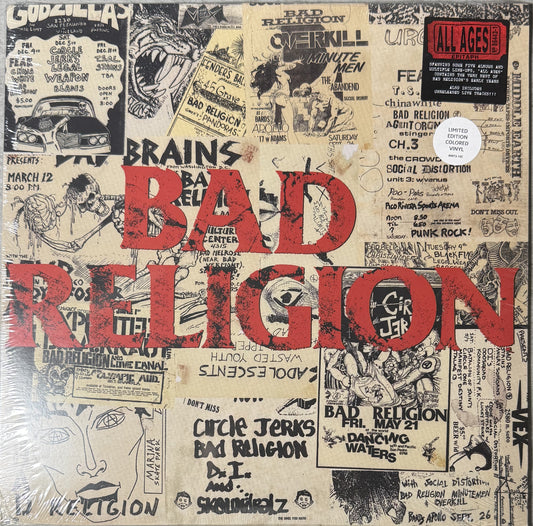 Bad Religion - All Ages - SEALED/NM Ltd Edtn 1,000 Pressed on Buttercream Vinyl