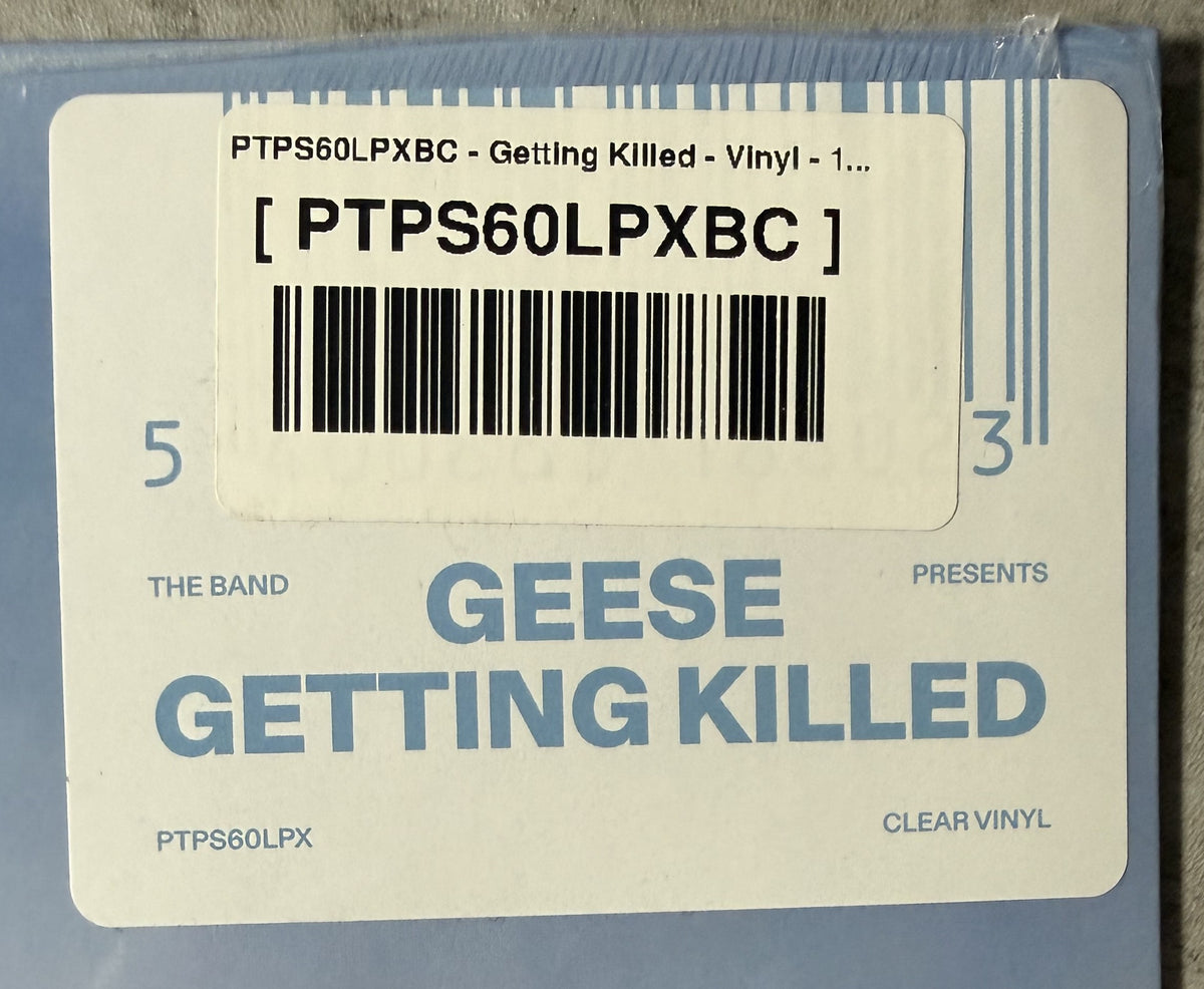 Geese - Getting Killed - Sealed New 2025 Clear Vinyl Canada Import
