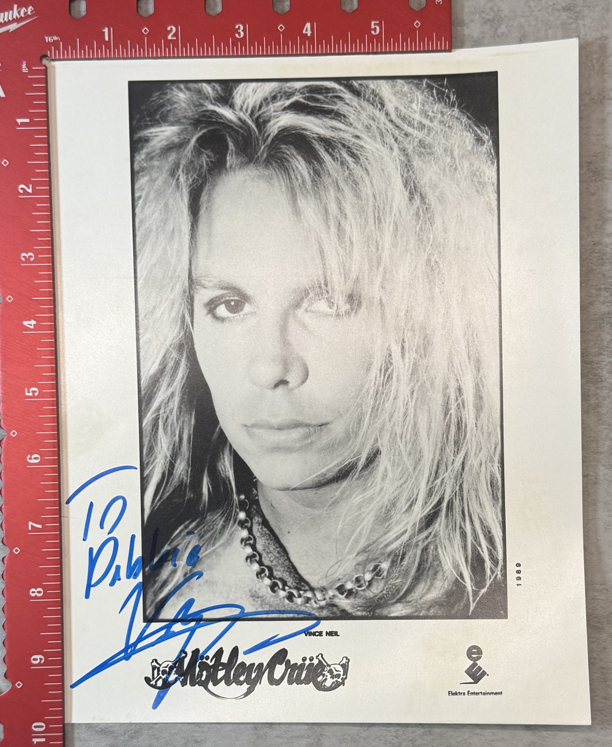 Vince Neil (Motley Crue) - AUTOGRAPHED 8x10 Picture!