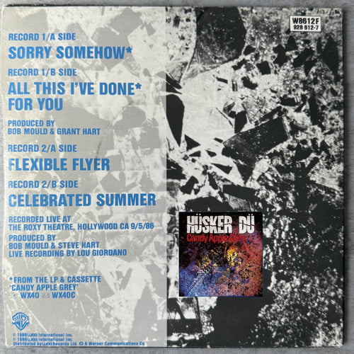 Husker Du - Sorry Somehow UK PROMO Double Single 1986 VG+/VG+
