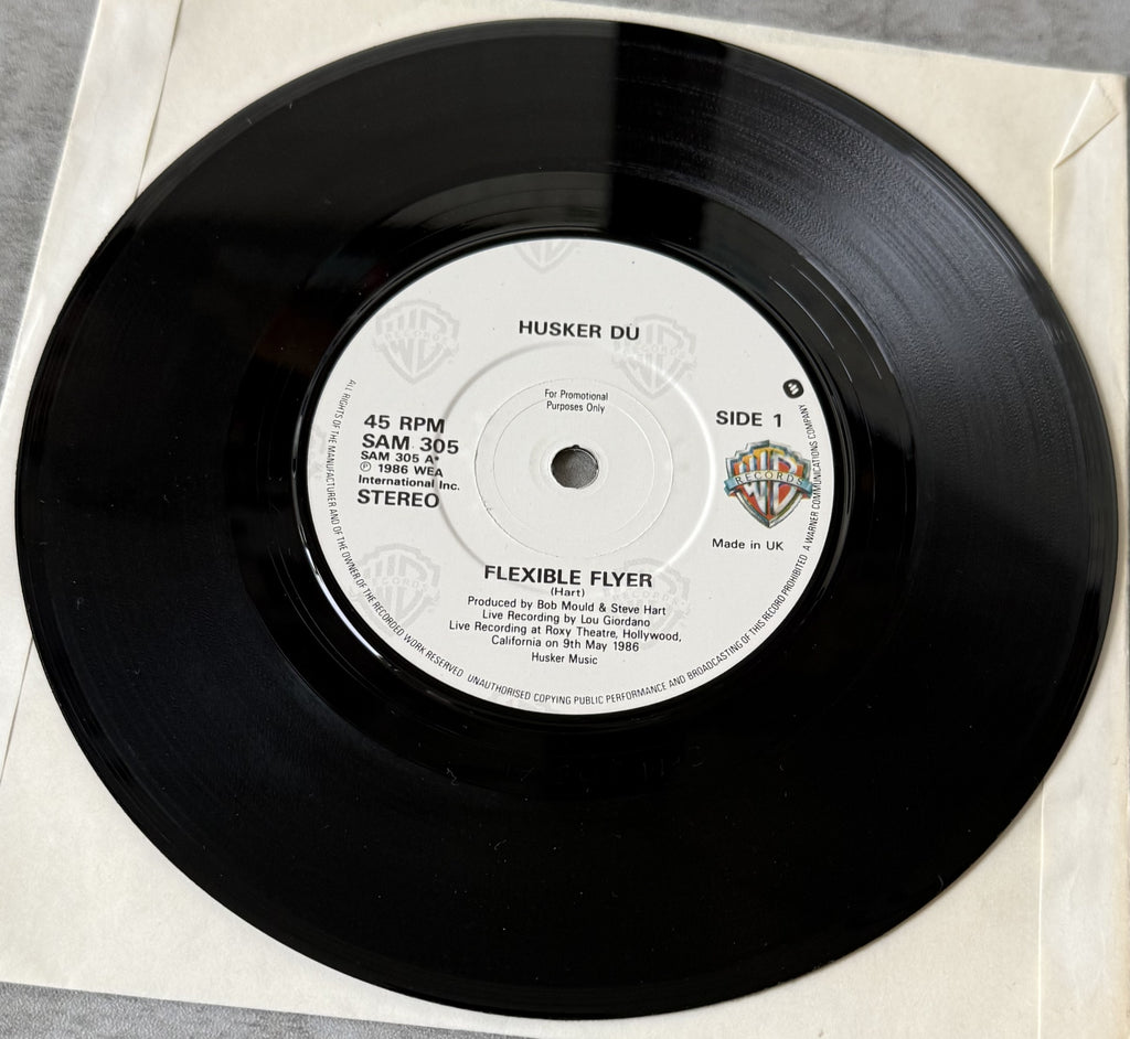 Husker Du - Sorry Somehow UK PROMO Double Single 1986 VG+/VG+