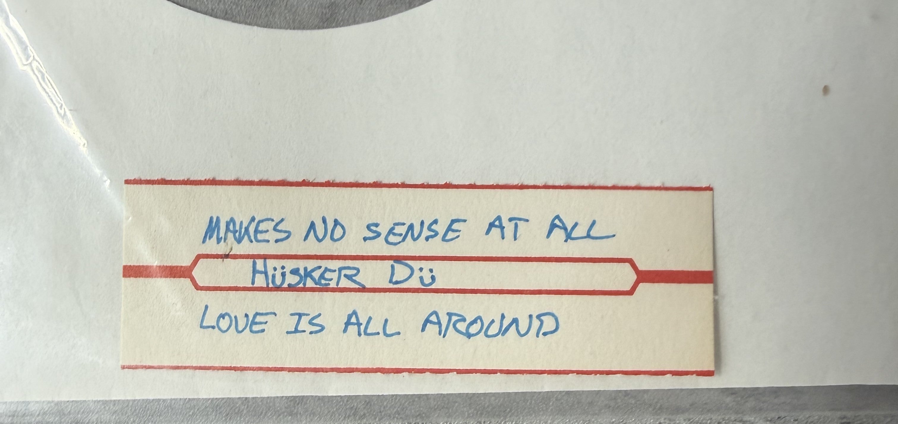 Husker Du 2-pack of 7" singles - Eight Miles High & Makes No Sense At All 1984/85 VG+ vinyl