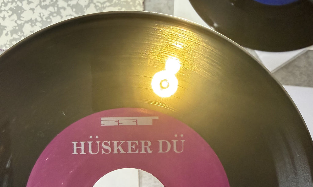 Husker Du 2-pack of 7" singles - Eight Miles High & Makes No Sense At All 1984/85 VG+ vinyl