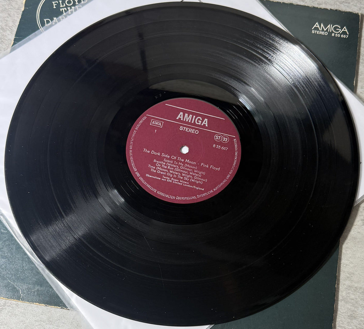 **East German** Pink Floyd - The Dark Side Of The Moon 1979 VG/VG