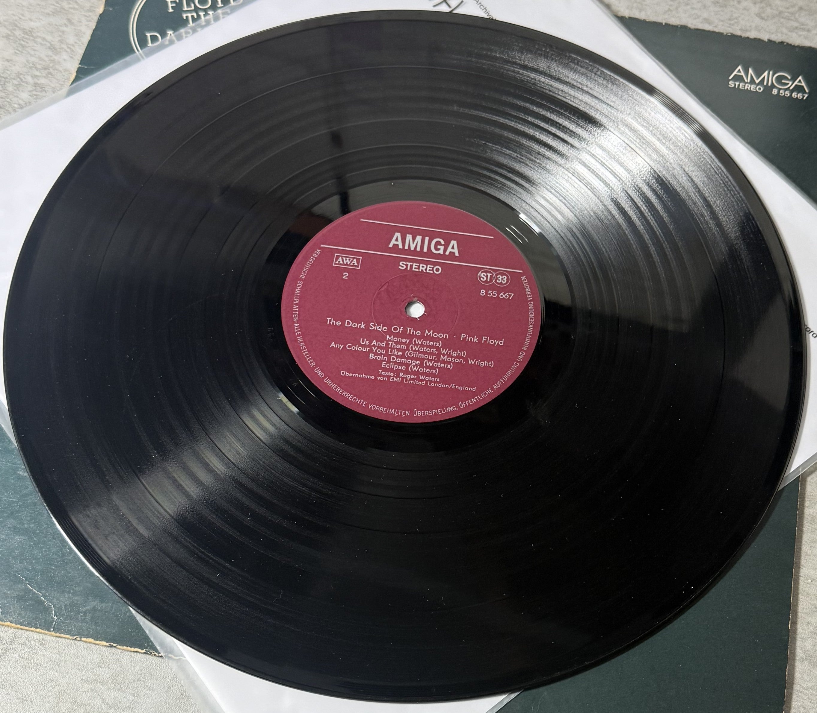 **East German** Pink Floyd - The Dark Side Of The Moon 1979 VG/VG