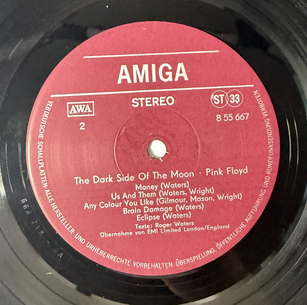 **East German** Pink Floyd - The Dark Side Of The Moon 1979 VG/VG