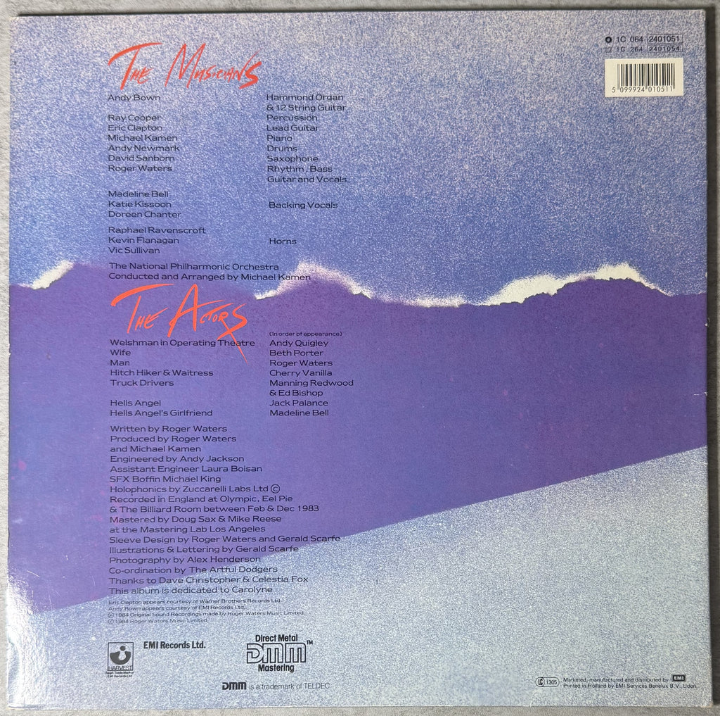 Roger Waters - The Pros And Cons Of Hitch Hiking - 1984 Euro 1st Press - Holland Gatefold VG/VG+