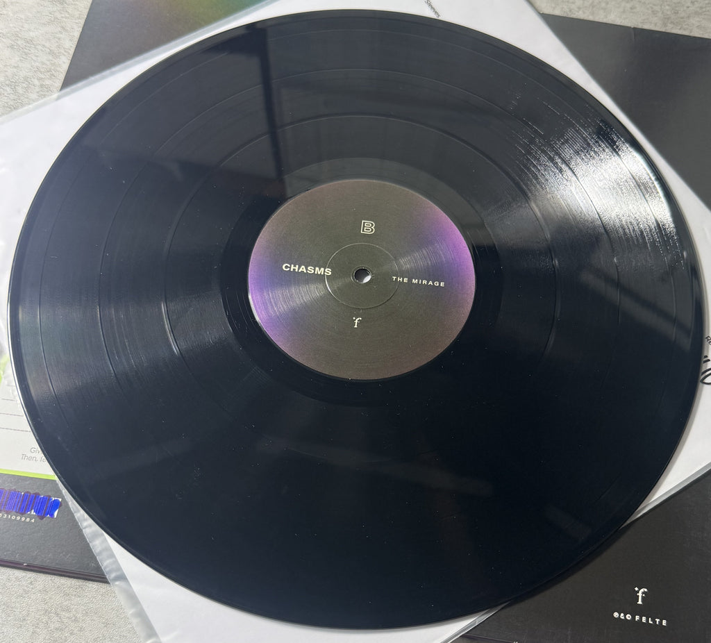Chasms - The Mirage - 2019 PROMO copy of ltd edtn (500) album Strong VG+/VG+