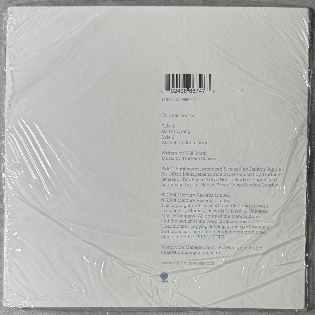 AUTOGRAPHED - Thirteen Senses - Do No Wrong - 2004 UK Import SEALED NM/VG+ Ltd Edtn #0311