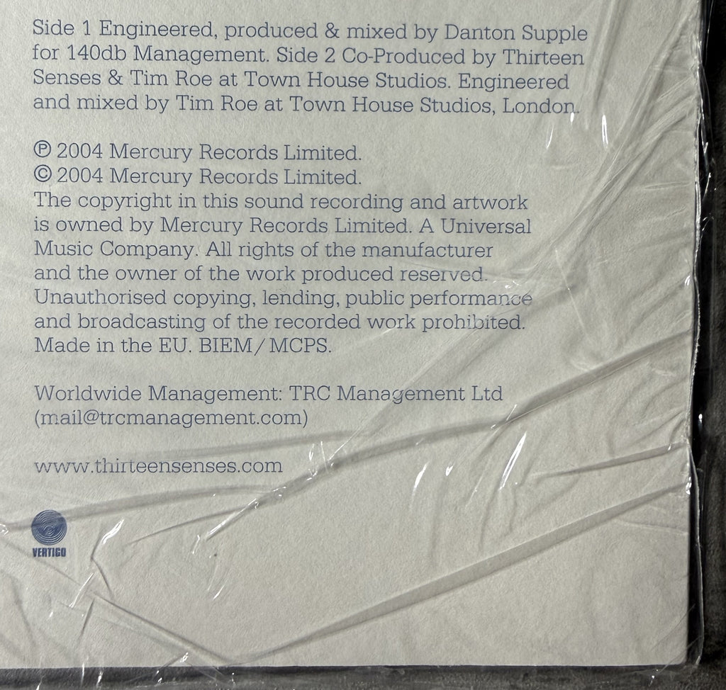 AUTOGRAPHED - Thirteen Senses - Do No Wrong - 2004 UK Import SEALED NM/VG+ Ltd Edtn #0311