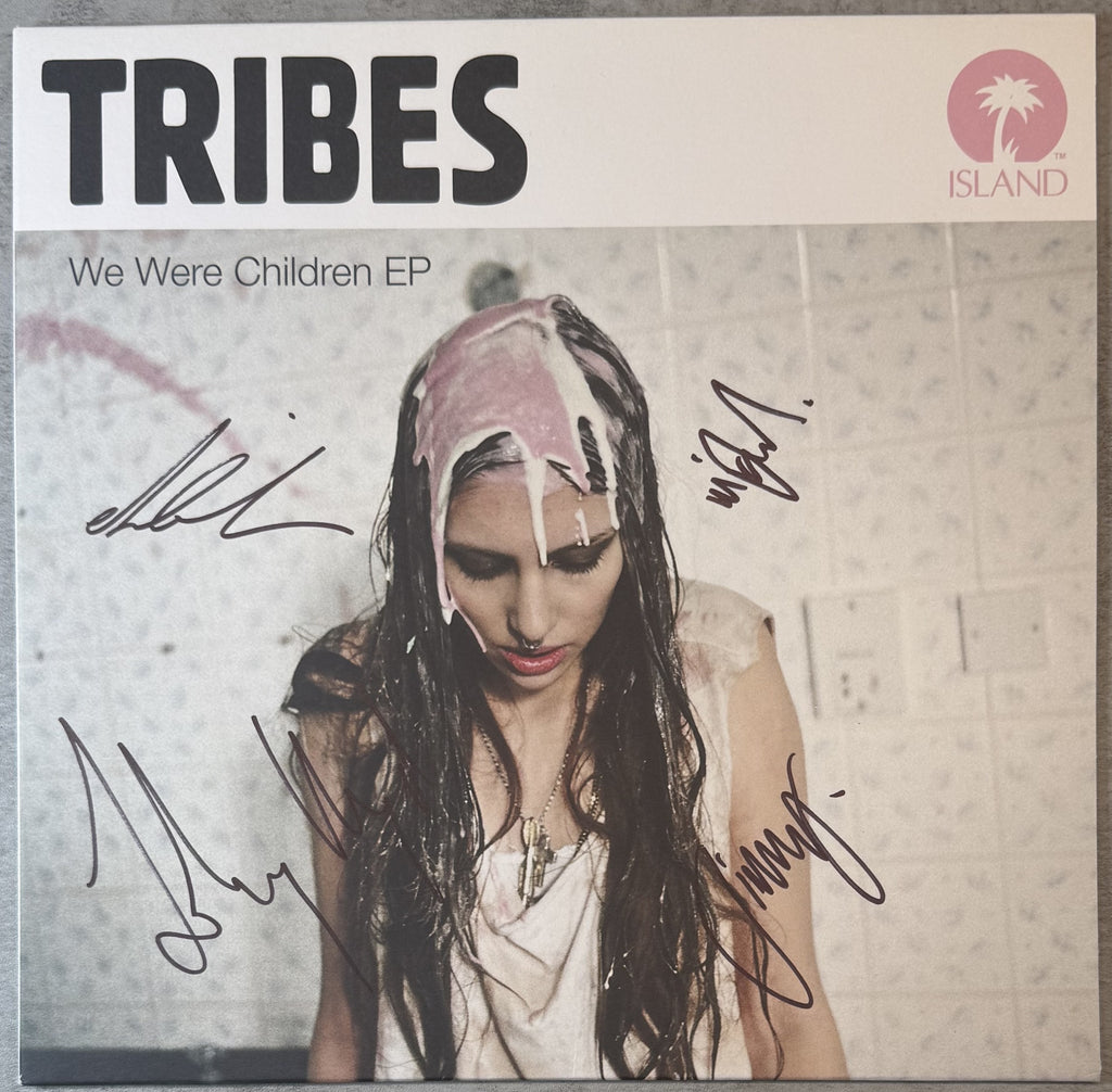 AUTOGRAPHED Tribes - We Were Children EP - 2011 UK Import Strong VG+/NM